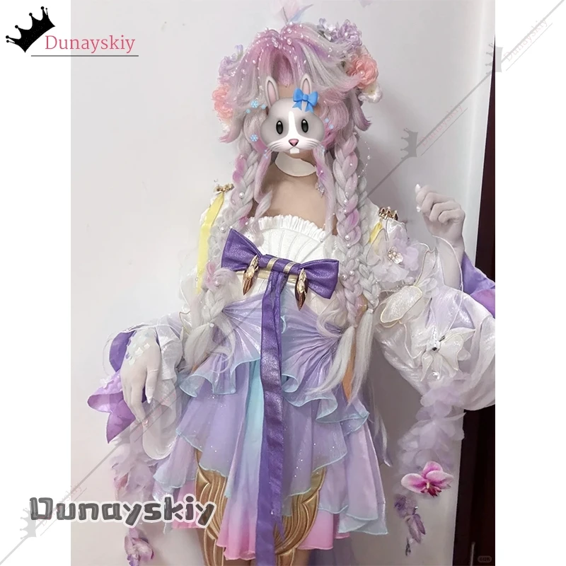 Disfraz de Cosplay YiNuo*/Honor Of Kings Duo Liya, Disfraz de Sirena Doria, Accesorios de Disfraces, Disfraz para Halloween, Carnaval, Fiestas Temáticas