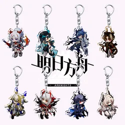 Hot Game Tomorrow’s Ark Arknights Amiya Myrtle Exusiai Skadi SilverAsh Kal'tsit Acrylic Keychains Pendant Car  Fans Gift