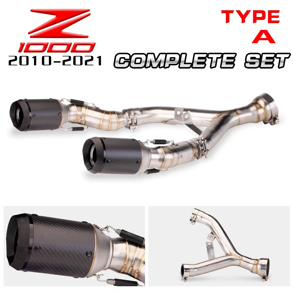 

Exhaust Motorcycle Middle Link Pipe Muffler Connection Tube For Z1000SX Z1000 2011 2012 2013 2014 2015 2016 2017 2018 2019 2020