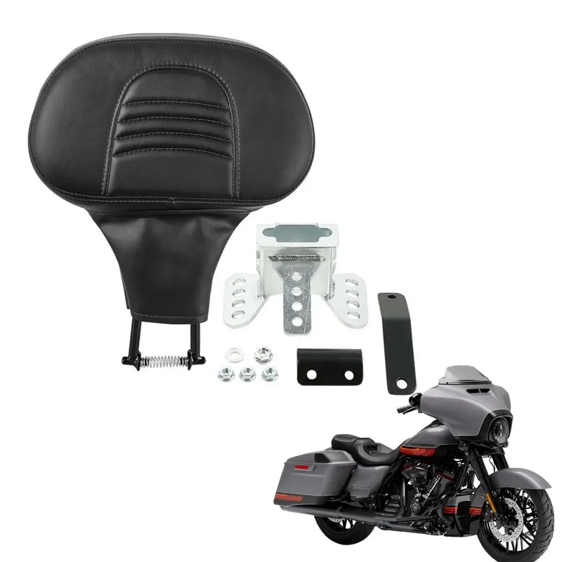 For Harley Touring Street Electra Glide Road King CVO 2009-2020 2019 2018 Driver Rider Motorcycle Backrest Pad Acsessories