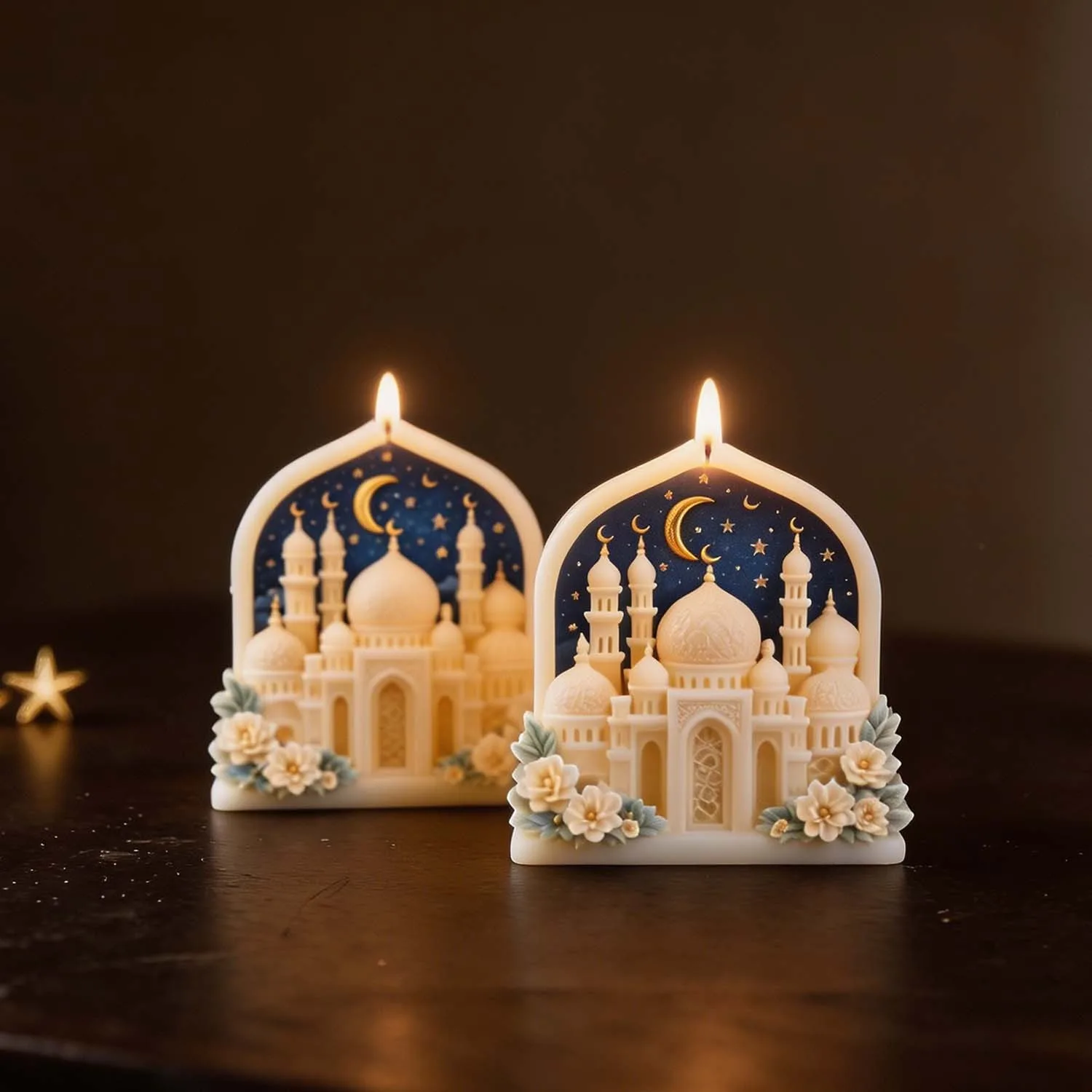 Dreamy DIY Starry Sky Castle Silicone Mold Aromatherapy Candle Diffuser Stone Epoxy Resin Gypsum Ornament Mould