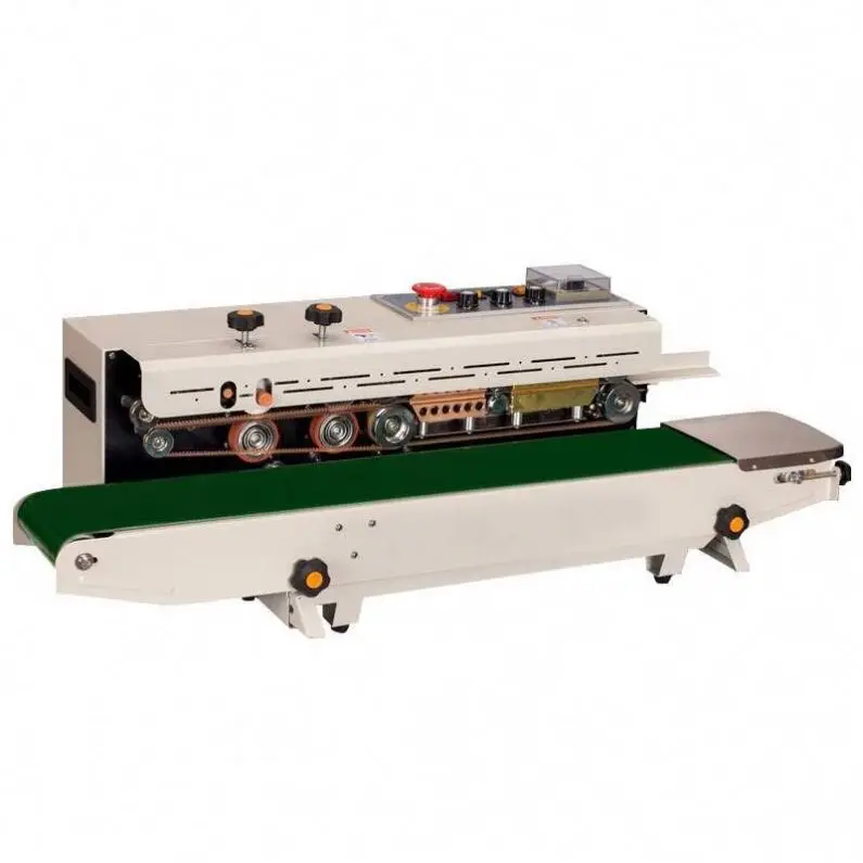 Sealing Machine Solid Ink FRD1000 Vertical Vacuum Nitrogen Sealing Machine Solid Ink Roller Food Continuous Band Sealer