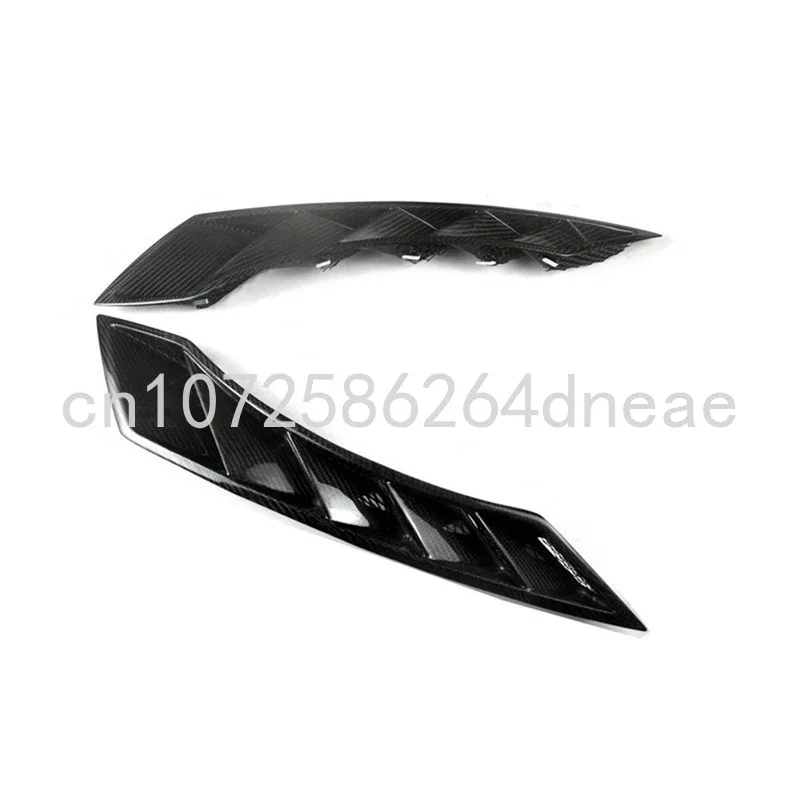 Imagem -04 - Real Carbon Fender Fent Plate Corpo para Nissan Frente Fender Air Duto de Entrada Componente R35 Gtr 350z 370z Z33 Z34