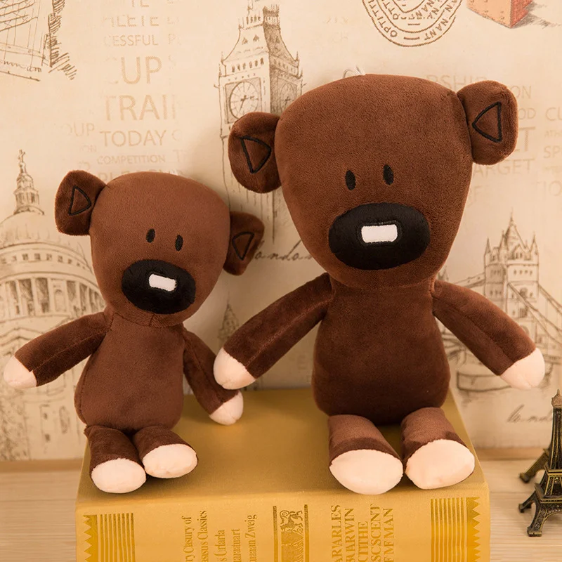 Divertimento Mr Bean Simpatico animale farcito bambola cuscino arredamento morbido regali per bambini orsacchiotto peluche commedia personaggio del film dei cartoni animati