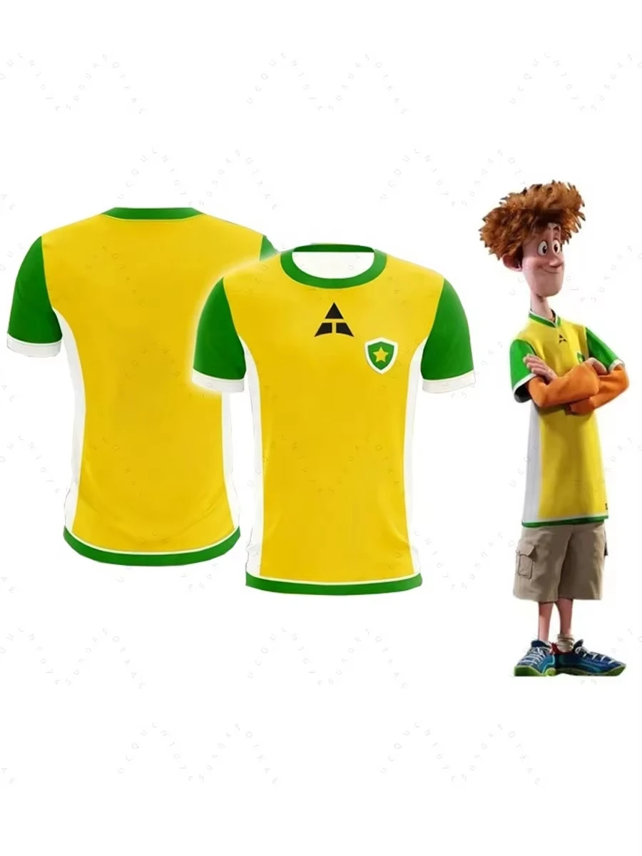 Cartoon Movie Johnny Dracula Cosplay Hotel Transylvania Football Jerseys Long Sleeve Short Party Men Women's Clothes Fan's Tops