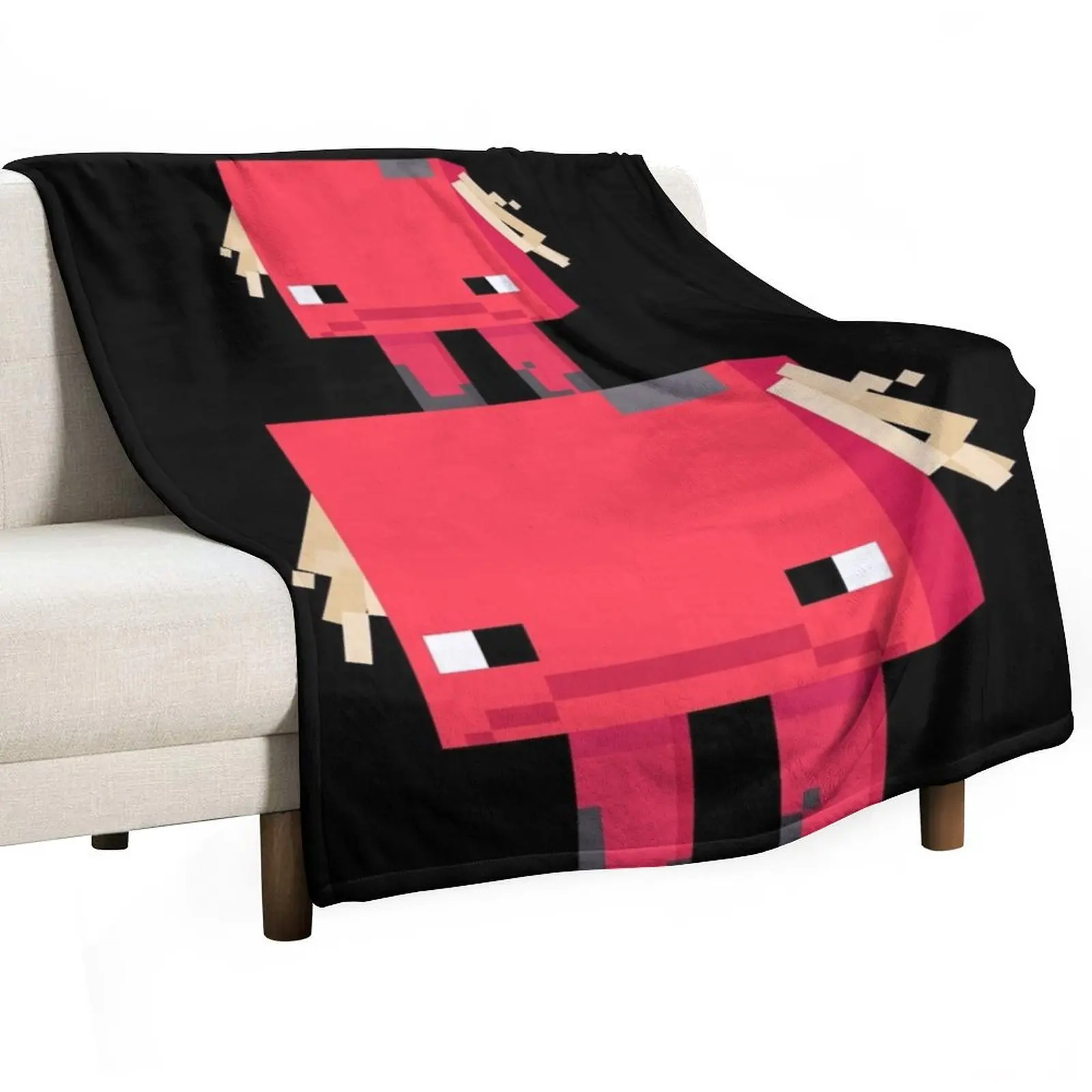 

Minecraft Strider With Baby!! Throw Blanket anime christmas gifts Cute Plaid Bed covers Blankets