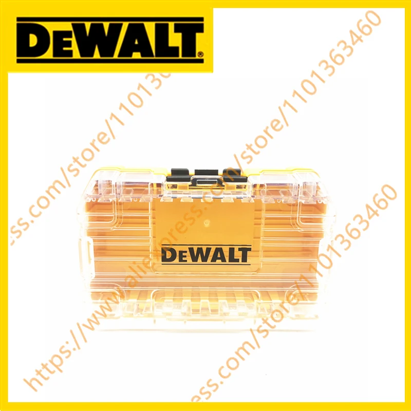 DEWALT оригинальный ящик для хранения аксессуаров для инструментов TSTAK, поддержка сверл, конвейерный мини-прочный футляр