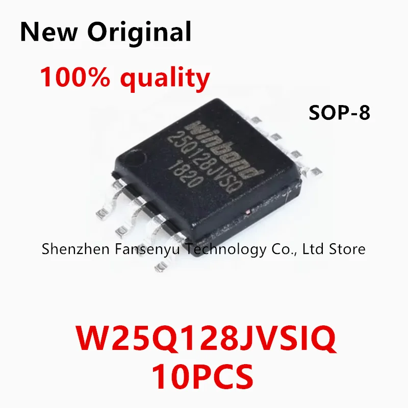 

(10piece)100% New W25Q128JVSIQ 25Q128JVSIQ 25Q128JVSQ W25Q128JVSQ sop-8 Chipset