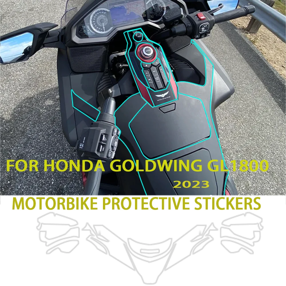 GL 1800 Accessories for Honda Goldwing GL1800 Parts Full Wrap Paint Protection Kit Transparent Sticker Protective Film Gold Wing