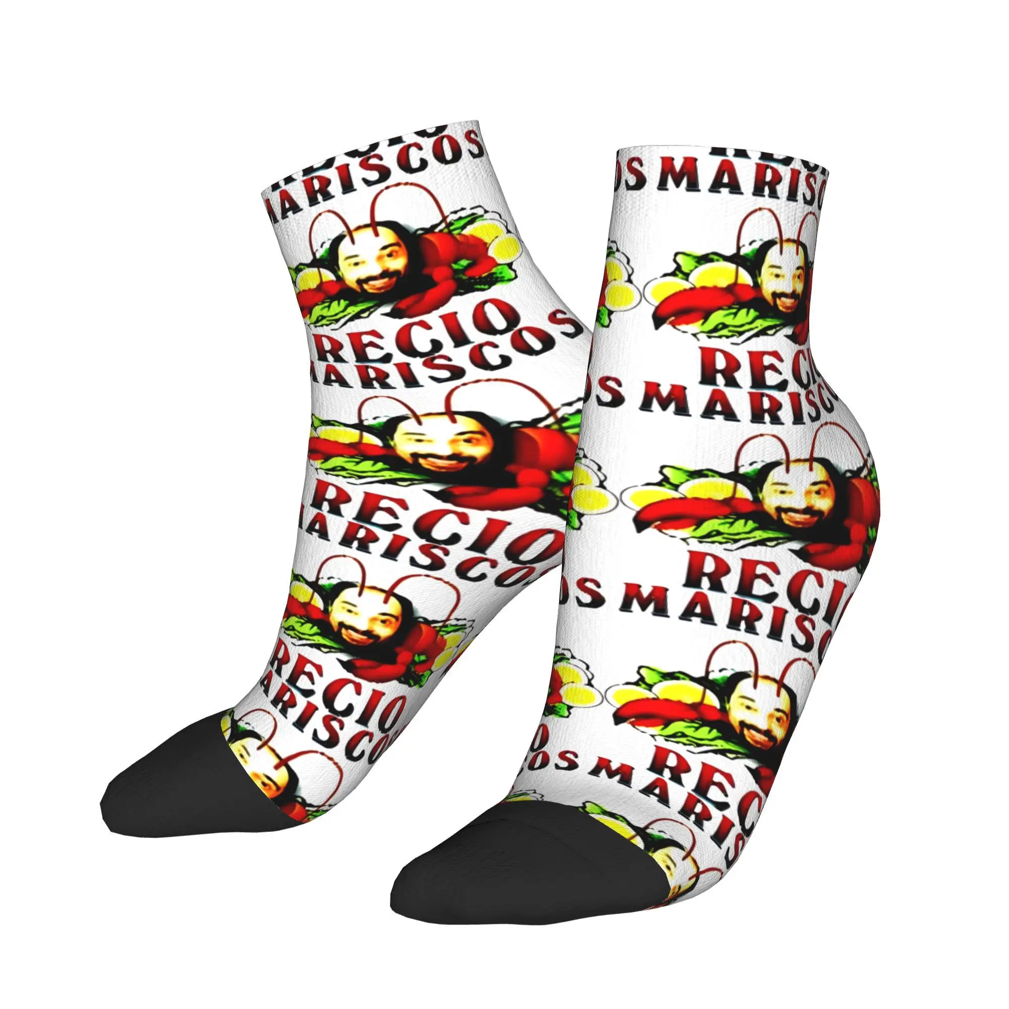 

Носки Antonio Mariscos Recio, новинка, носки до щиколотки с героями мультфильмов, летние противоскользящие носки для взрослых и мужчин, мягкие повседневные велосипедные носки с принтом