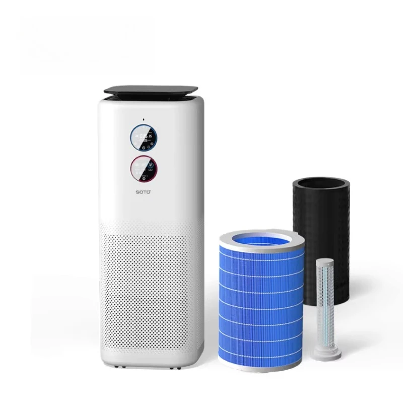 Portable Indoor Air Refresh Device App Link Touch Operation UV H13 HEPA Negative Ion Sterilize Home Purification Tool