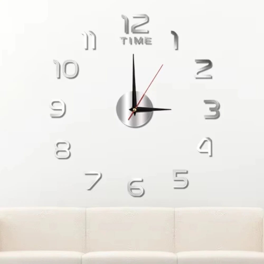 40cm Clock Wall Decororation Living Room Home Decoration Decoration for Bedroom 2023 DIY Quartz Clock Fashion Watch Large Garden