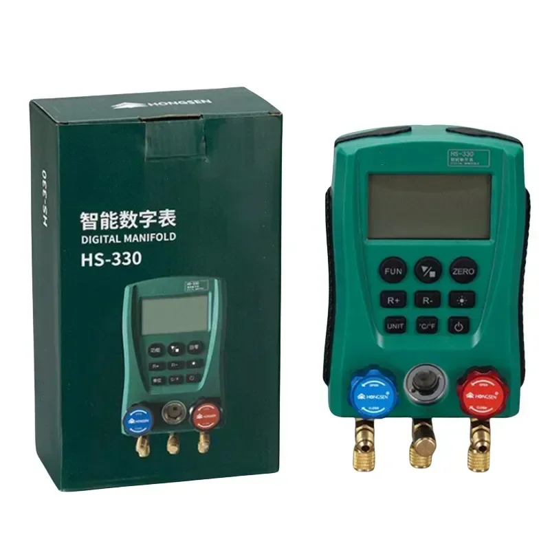 Air Conditioning Refrigeration Electronic Fluorine-filled Meter Manifold  Fluorine-added Liquid Refrigerant Meter