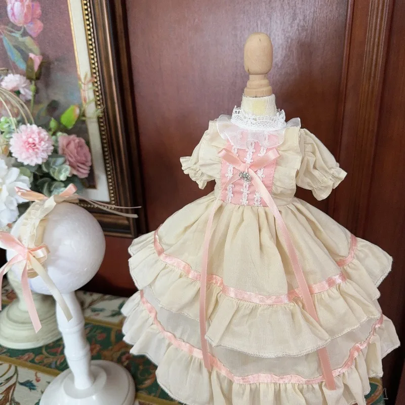 

1/6 1/4 1/3 BJD Dress + Hairpin Doll cute multicolor set for 1/3 1/4 1/6 BJD SD DD 1/6 Blyth doll accessories（2 points）