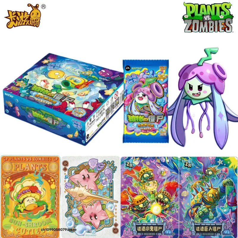 KAYOU Authentic New Plants Vs. Zombies Series Collectible Cards: Amazing Nature Journey - Time Travel Adventure Pack Anime Gift
