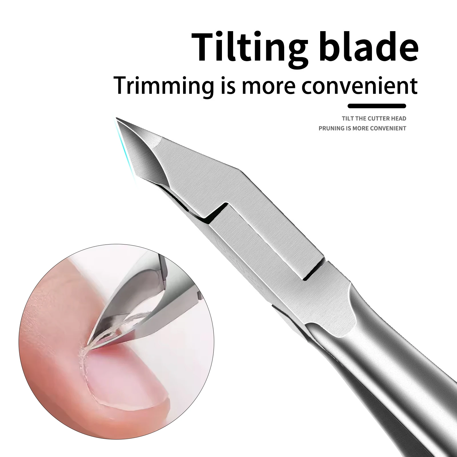 4/5 ชิ้น Professional สแตนเลสสตีลตัดเล็บกรรไกร Nippers Multi Function Cuticle Pusher Remover Nail Art Care ชุดเครื่องมือ