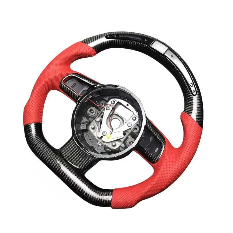 

RELI Personalized Leather Genuine Carbon Fiber for the Audi R8 TT Modified Carbon Fiber Steering Wheel