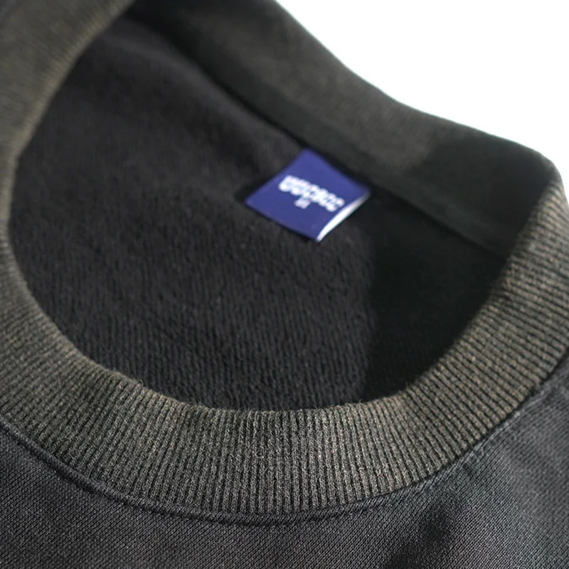 LUZHEN 2025 남성용 긴 소매 티셔츠, 찢어진 구멍, 타이 염색 디자인, 루즈 맨투맨, 패션 스트리트웨어, LZ8493, 신제품