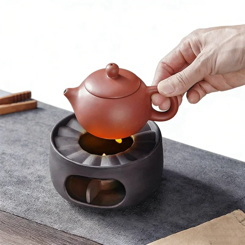 New Ceramic Teapot Warmer Teapot Warmer Base Tea Heating Tool Portable Heated And