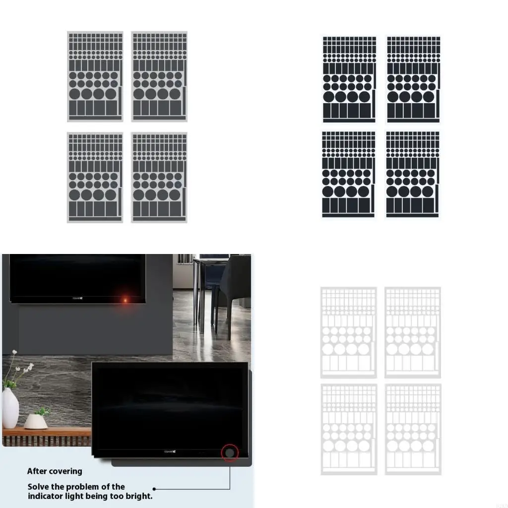62KD Light Blocking Decal Multipurpose Use For Office Hotel Household Electronics
