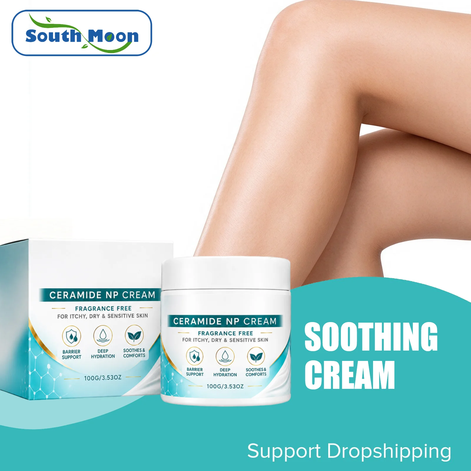 Soothing Cream Long Lasting Facial Moisturizing Cream Relieve Skin Tightness Soften Rough Flaky Skin Nourishing Daily Face Skin