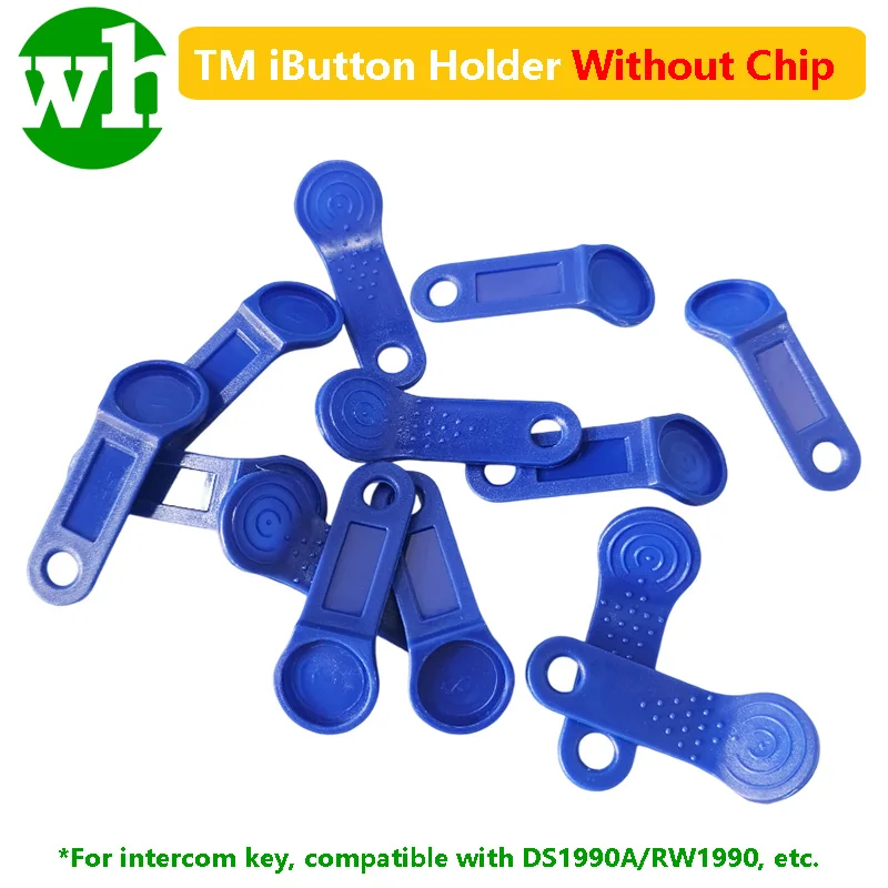 

10-100 шт. TM Touch Key памяти iButton Копировальная карта Держатель меток для сауны Кронштейн только без чипа синий для DS1990A TM1990A RW1990 и т. д.