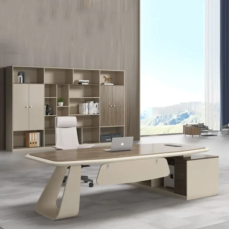 Modern Desk Minimalist Room Offer Corner Office Organizer Study Table Gaming Computer Mesas De Escritorio Furniture Workstation