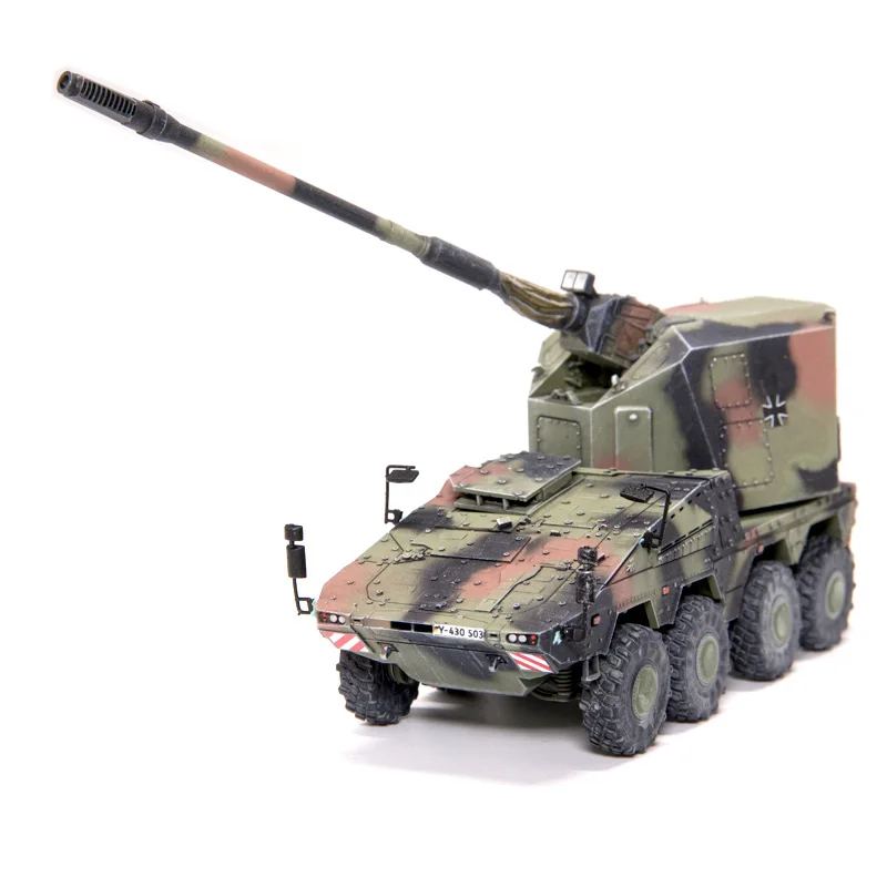 

1: 72 AM German armored vehicle model RCH155mm gun GTK BOXER wheel movable (adult) Finished product model