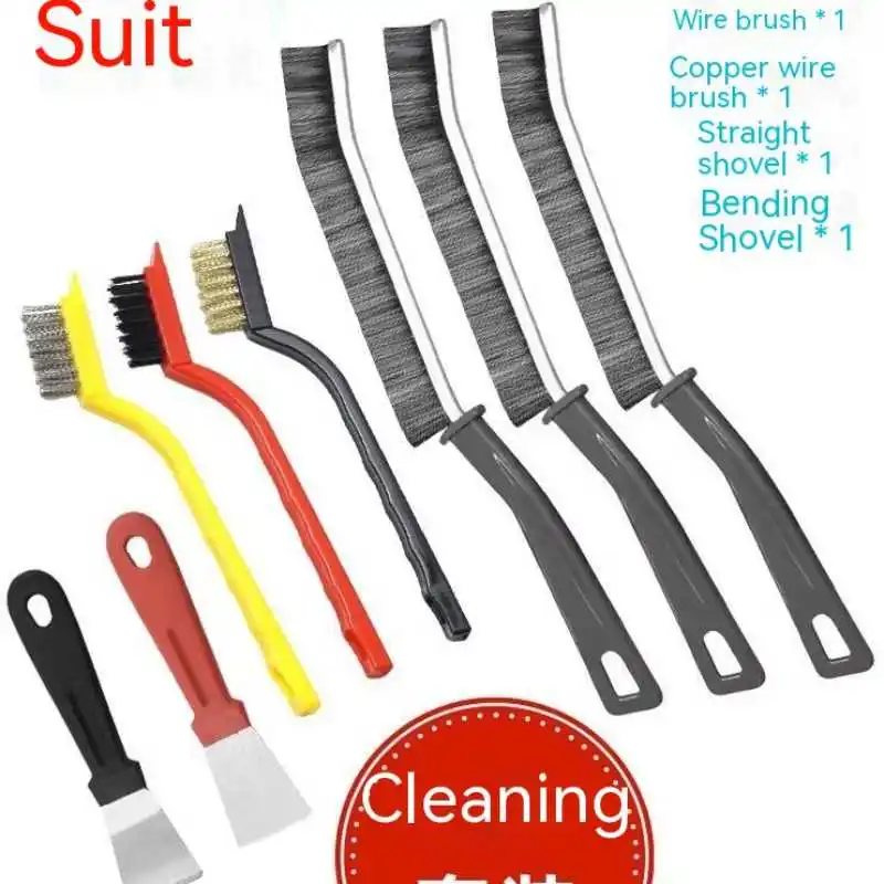 5/8/13 Kitchen Cleaning Brush Set,Deep Clean Gas Stove Brass Brush Gap Cleaning Brushes for Small Spaces,Window, Bathroom