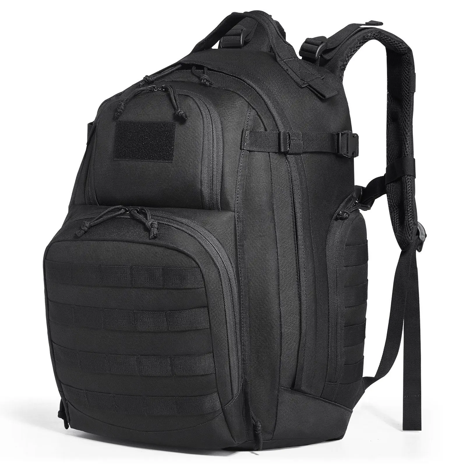 

"40L tactical backpack – MOLLE, sponge pad. For camping/EDC."