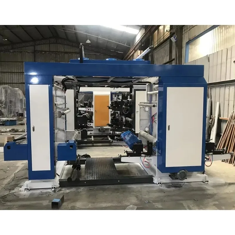 YG Customized Plastic PP PVC OPP Reel-To-Reel Printer Flexographic Stickers Printing Machine Auto Paper Bag Printing Machine
