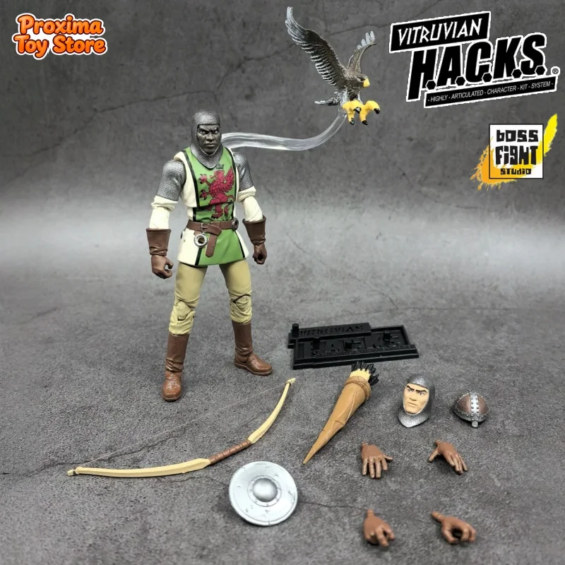 Figurka kolekcjonerska Boss Fight Studios BFS - Ascension Bowman, model zbroi, statuetka, zabawka, prezent z szczegółowymi detalemami Vitruvian Hacks