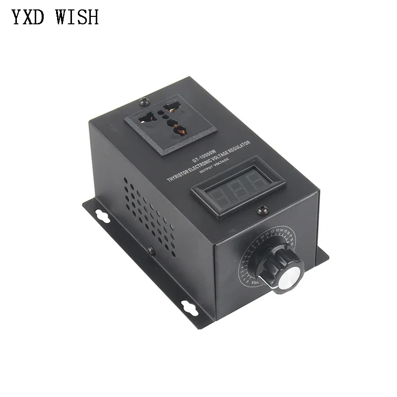 AC 220V 10000W Controller Dimming Dimmer Thermostat Electronic Voltage Regulator Adjust SCR Temperature Speed Regulator