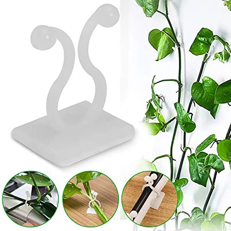 

Plant Climbing Wall Self-Adhesive Fastener Tied Fixture Vine Hanging Buckle Hook Garden Plant Stent Invisible Vine Fixed Bracket