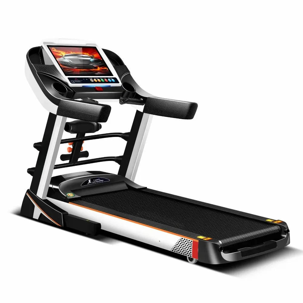 

Treadmill, Electric Foldable with LCD Screen, Leg Exercise Trainer, Aerobic Exercise, Home Gym Dual Purpose Fitness Equipment