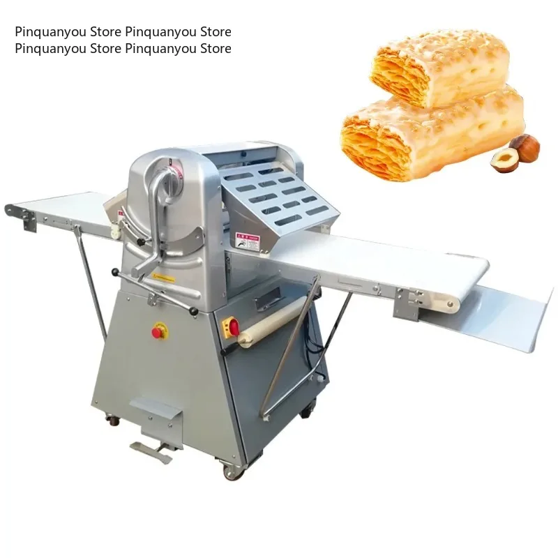 Commercial Pastry Sheet Making Machine Automatic Dough Sheeter For Croissant Bread Cake Pizza Pastry Bakery Food Processing Equi