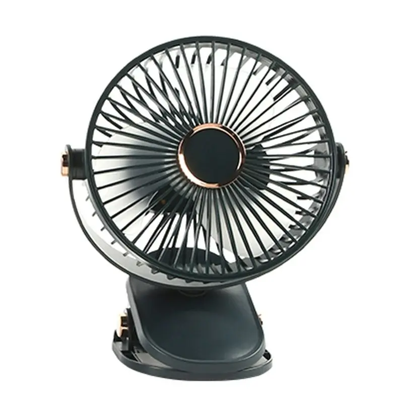 

B59B-Портативный USB-вентилятор для стола, перезаряжаемый мини-настольный вентилятор 360° ° Вращающийся стул для дома, офиса, кемпинга