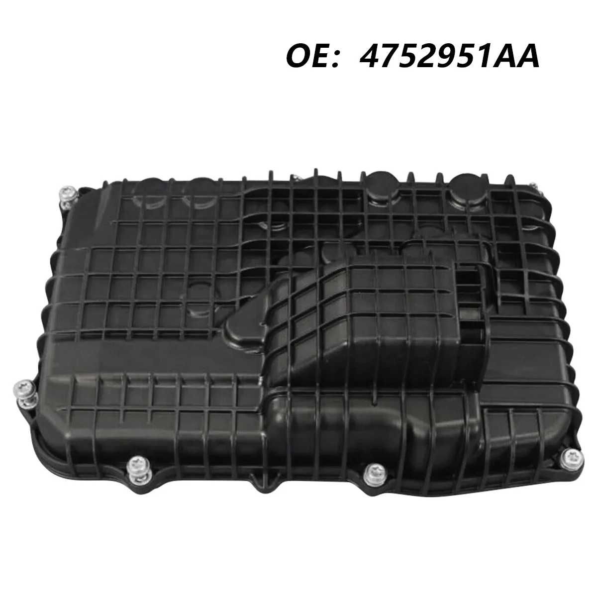 

OE 4752951AA Transmission Oil Pan Fits 2014-2023 Chrysler Dodge Fiat Jeep Ram for Cherokee 2014-2020 | Pacifica 2017-2020 Black