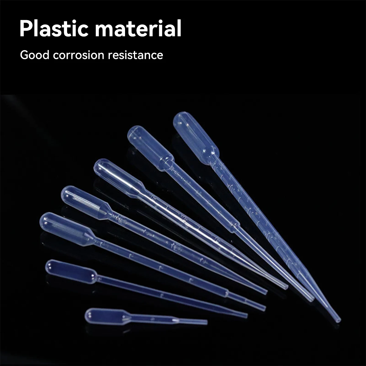 100Pcs/Lot Laboratory Pipette 1ml 2ml 3ml 5ml Plastic Disposable Graduated Container Liquid Dropper Equipment Straw Makeup Tools