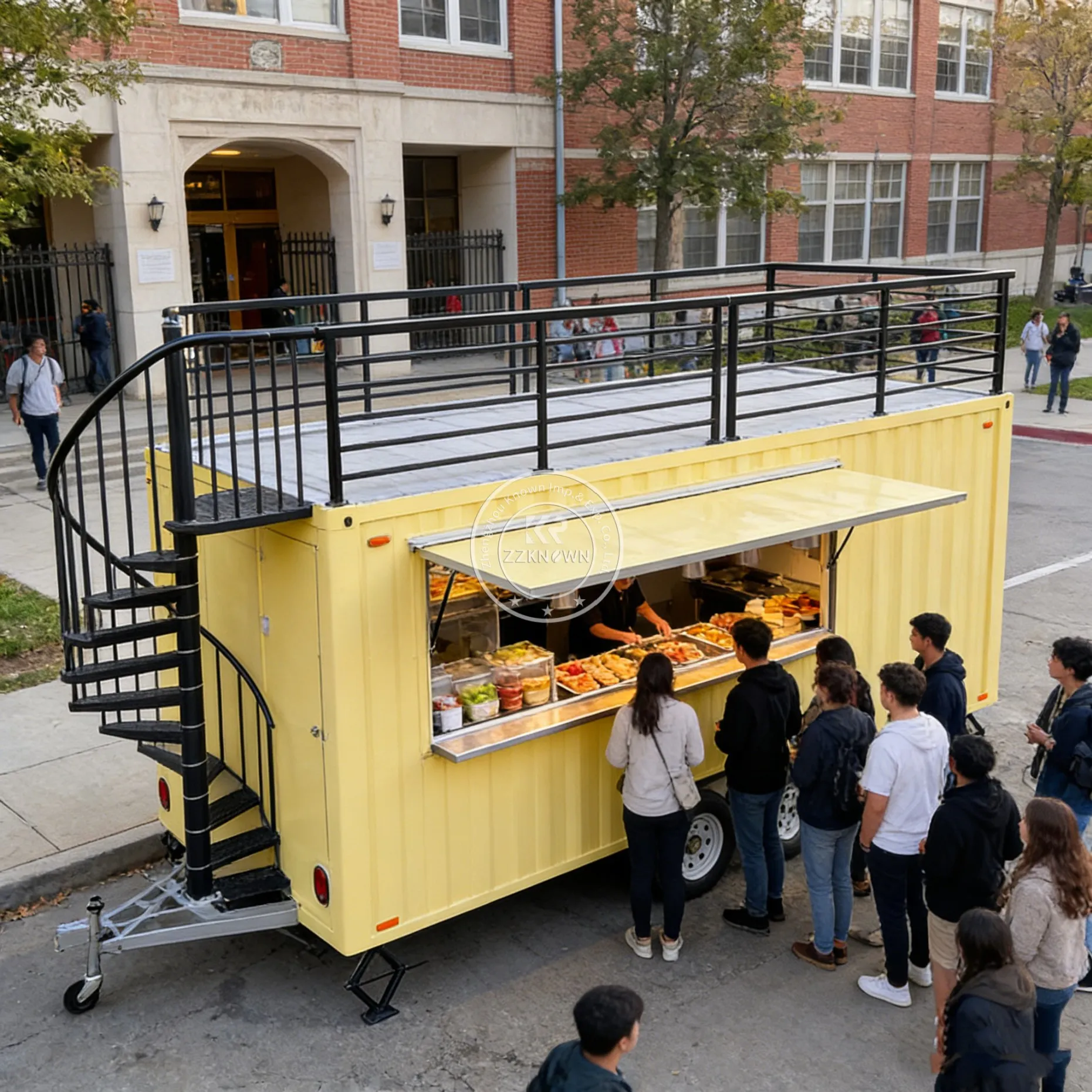 

High Quality Custom bar Container Ready to Use Prefab Kitchen Food Service Kiosk House for Sale