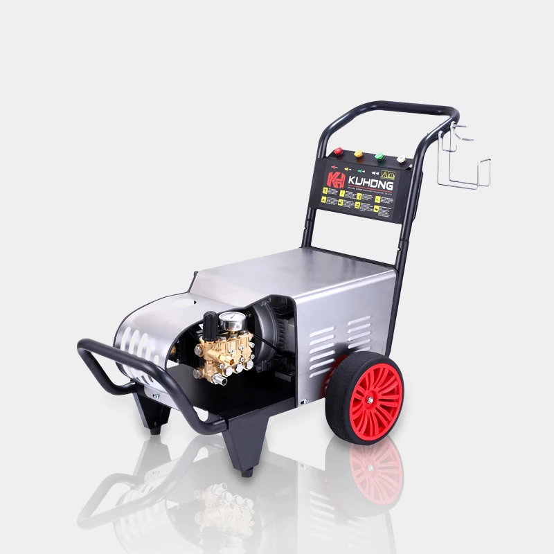 5.5KW 250Bar 3600PSI Mobile Medium Duty Electric Cold Water High Pressure Cleaner Triplex Plunger Pump for Commercial Use