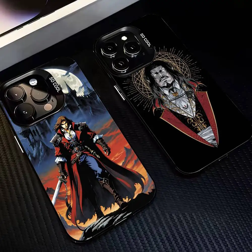 

Adventure Game C-Castlevania-es Phone Case For iPhone 17,16,15,14,13,12,11 Plus,Pro Max,XS,Colorful Silver Black Cover