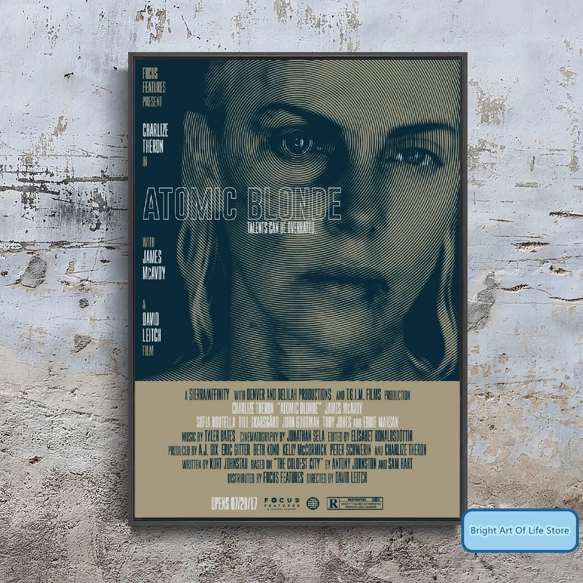 الذرية شقراء الفيلم المشارك غطاء صورة قماش طباعة جدار ديكور فني للمنزل (غير المؤطرة)