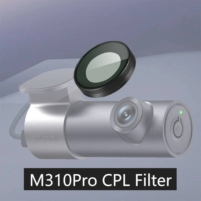 for 70mai Dash Cam M310 Pro 2k HD Lens Dust Protection Anti Glare CPL Filter