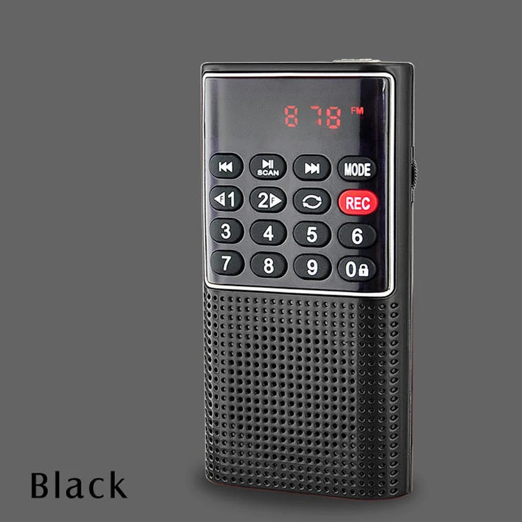 Recording Radio Player, Proolin Factory L-328 FM radio mini  portable  speaker with voice recorder and MP3 player