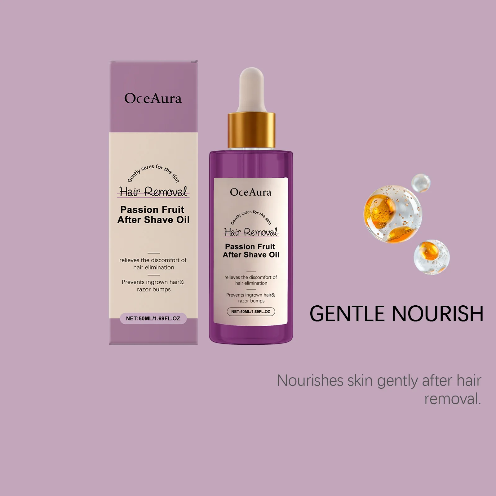 زيت ما بعد الحلاقة يمنع الشعر الغامض ويقلل نمو شعر الجسم ويرطب البشرة الناعمة بعد الحلاقة وعلاج إزالة الشعر