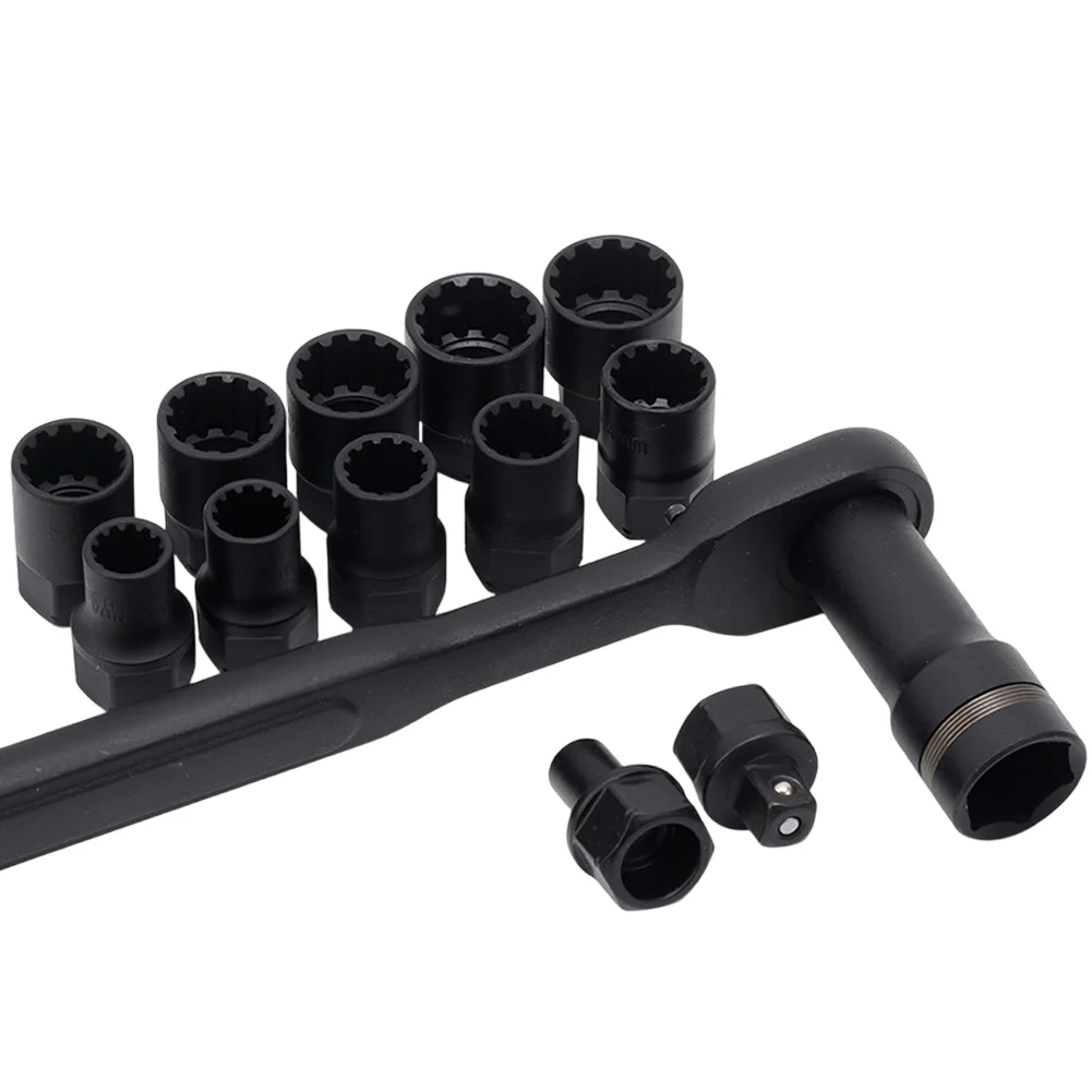 

15 шт. торцевой ключ с трещоткой, шестигранный и цветок сливы, 12-точечный набор инструментов для ремонта автомобилей, домашняя мастерская, механические проекты «сделай сам»
