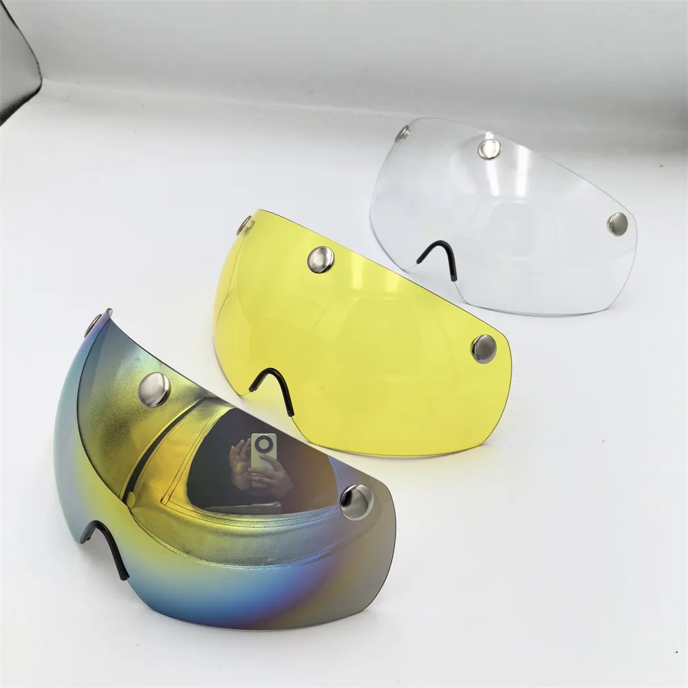 Neuer 290g Aero TT Rennrad-Helm mit Schutzbrille, Unisex Fahrrad-Sporthelm mit CB-16-Linse – Detail 10