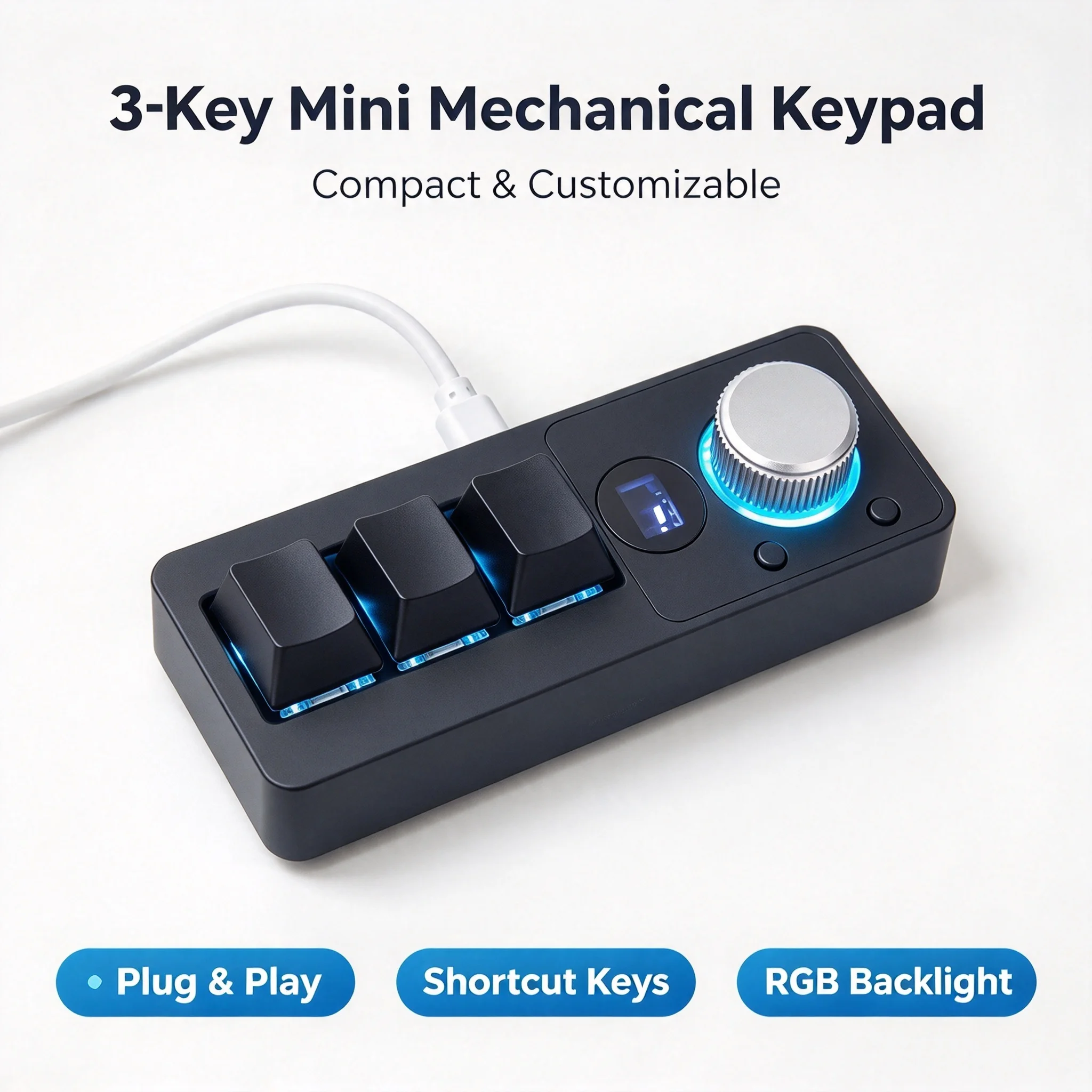 Programming RGB Backlit Mechanical Mini Keyboard Office Stylish Ergonomic Design Portable Keyboard For PC Computer Laptop Tablet