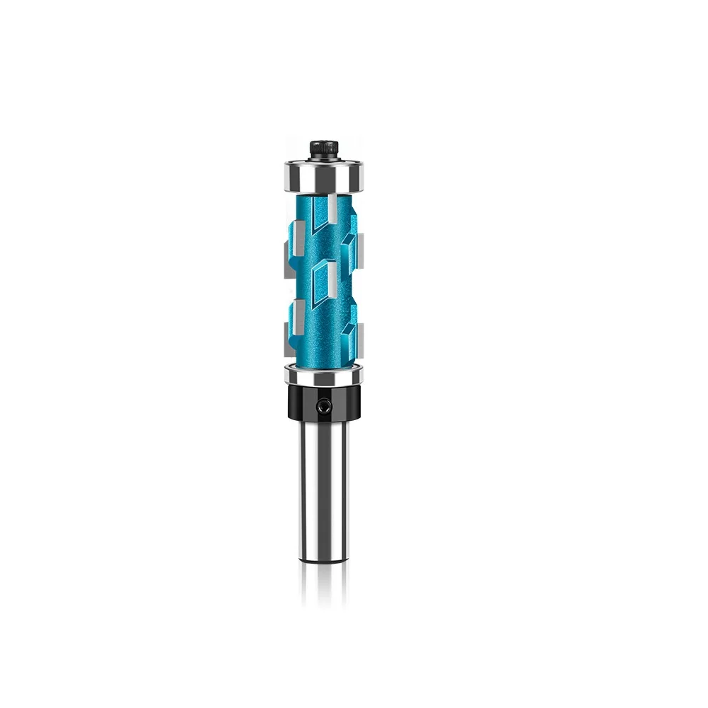 Double Bearing Router Bit 1 2x3 4x43 1 2 Inch Router Bit Multi-blade Technology Protective Coating Heat Resistant